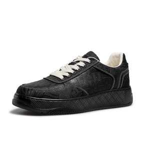 Zapatillas Deportivas Formales Casuales para Hombre, Plataforma, Ante Sintético, Entresuela de Goma, Forro de Microfibra, Tendencia de Moda, Versátiles, Cómodas - Product Image 2