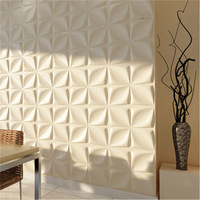 Facile à installer 3D Art Home Decor Stickers muraux 3D Home Decoration 3D Panneaux muraux en PVC pour la décoration intérieure du salon