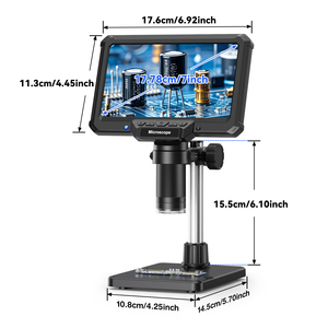 เครื่องมือซ่อมมือถือ OEM/ODM จอ LCD 7 นิ้ว 1080P 1200X ดิจิตอล สำหรับอุตสาหกรรม MK7 ดิจิตอล - Product Image 2