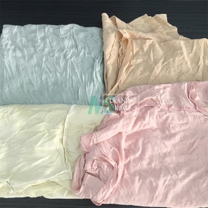 Trapos de Limpieza de Algodón Reciclado Suaves y Absorbentes, Trapos de Algodón de Color Claro, Trapos de Limpieza de Color Claro - Product Image 6