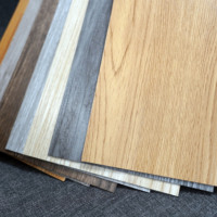 Conception moderne Planche de sol en vinyle de luxe en plastique PVC de 3mm d'épaisseur Carreaux de sol LVT à dos sec adhésifs faciles pour la maison d'usine en gros