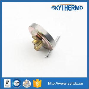 D63mm دقة غلوب ارتفاع قياس درجة الحرارة تحكم أدوات درجة الحرارة ثنائية المعدن انبوب ماء ميزان الحرارة - Product Image 5