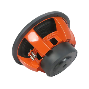 Subwoofer de graves de 12 pulgadas con acabado naranja Subwoofers de cesta de aluminio fundido a presión Subwoofer de altavoces de tres tamaños - Product Image 3