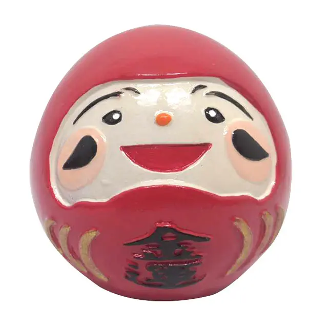 customized Japanese dharma doll resin crafts Cartoon daruma gold movement lucky friend gifts cute decoration