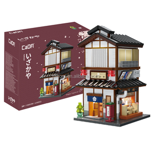 Cada c66019w yakitori Izakaya tự lắp ráp gạch đồ chơi phong cách Nhật bản đường phố xem loạt khối xây dựng có đèn - Product Image 1