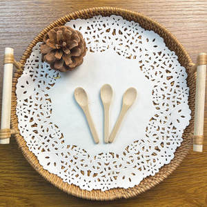 Spatule à crème pour le visage en bambou naturel avec logo personnalisé, écologique, jetable, bon marché, adaptée aux aliments, cuillère à glace - Product Image 3
