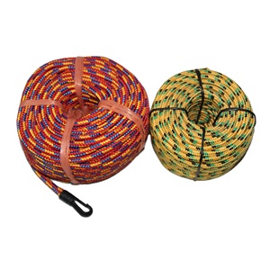 เชือกโพลีถักป้องกันรังสียูวีพร้อมตะขอพลาสติก - Product Image 1