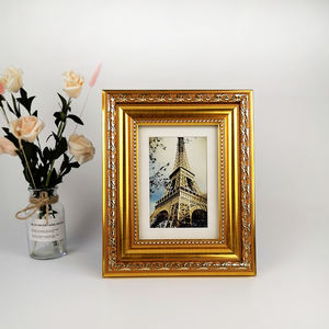 Stock disponible adornado oro europeo estilo Retro <span class=keywords><strong>espejo</strong></span> foto pintura al óleo PS <span class=keywords><strong>poliestireno</strong></span> cualquier tamaño personalizado Marco de imagen - Product Image 6