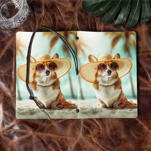 Cahier Vintage A6 fait à la main 160 pages papier amovible cadeau réfléchi pour la distribution des enregistrements de réunion avec Corgi Hat <span class=keywords><strong>Sungl</strong></span> - Product Image 6