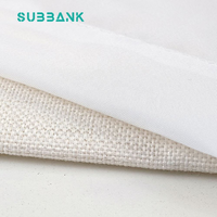 Coussin pour animaux de compagnie en bois personnalisé Subbank, nid en lin vierge pour sublimation, lits détachables et lavables pour chiens et chats, pour impression par transfert thermique
