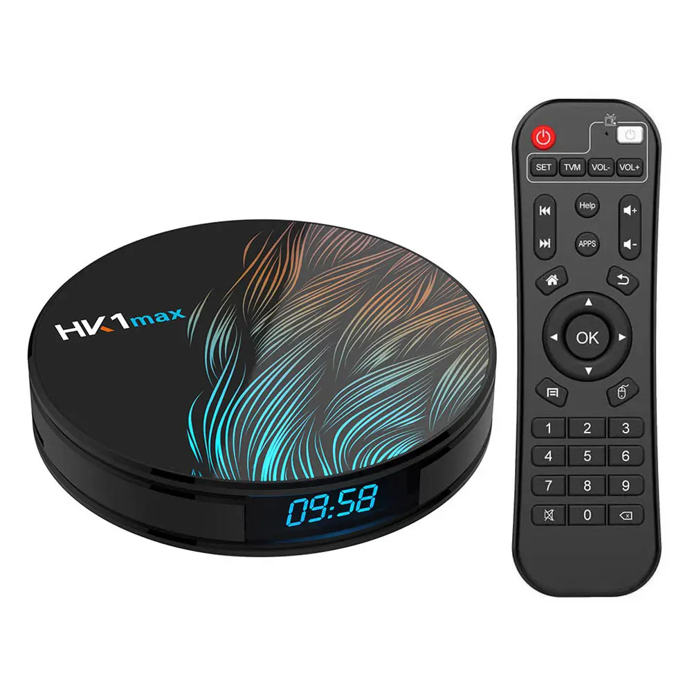 2020 Android 10.0 TV Box HK1 max RK3318 HK1max 4K Full HD Arabic IPTV Box