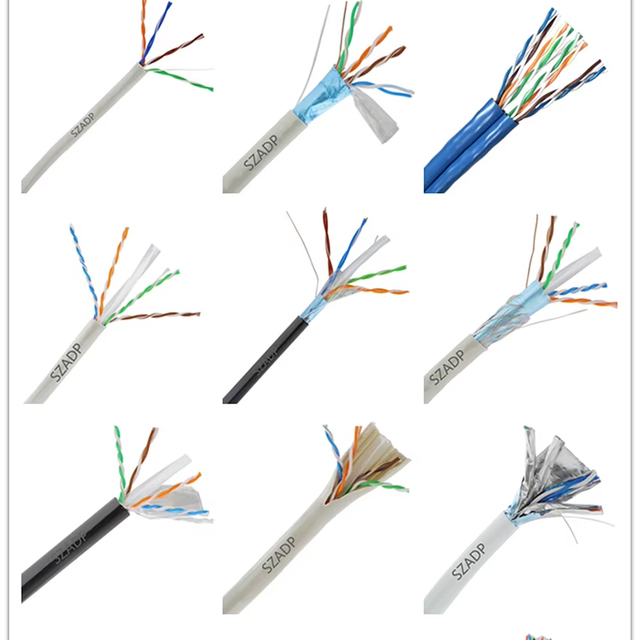 OEM Factory Cat7 Cat6A Cat5e Indoor Outdoor Lan Cable Utp Ethernet Cat6 305m Cable Network Cable