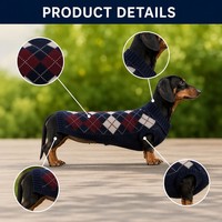 Nouveau pull de luxe pour chien Teckel, tendance automne-hiver, vêtements de marque pour chien, pull classique pour Teckel
