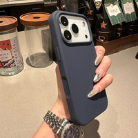 Coque de téléphone en silicone souple avec bouton pour iPhone 18 PROMAX