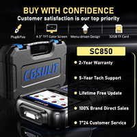 Herramienta de Diagnóstico Universal para Vehículos SC850, Lector de Códigos OBD OBD2, Conector de Diagnóstico para Automóviles, Escáner para Autos