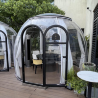 Casa Burbuja para Exteriores, Cabaña Transparente de Policarbonato para Resort y Parque de Vacaciones, Habitación con Vista a las Estrellas