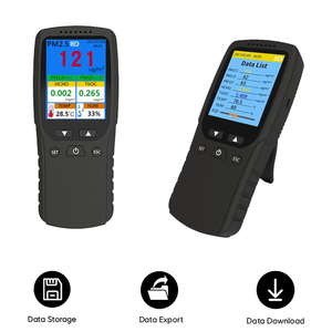 Portable 8-in-1 Multi Gas Dust Particle Detector Handheld OLED Meter for <b>Home</b> Hotel Measures PM2.5/PM1.0/PM10 Battery Garage - Product Image 2