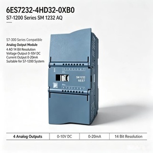 6ES7232-4HD32-0XB0,6ES7 232-4HD32-0XB0,สำหรับ PLC SIMATIC S7-1200 SM1232 โมดูลเอาต์พุตแบบอะนาล็อก, โมดูลขยาย 4AO - Product Image 4