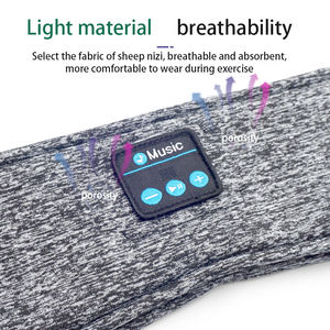 Auriculares Deportivos Inalámbricos Bluetooth 3D de Algodón Elástico con Máscara de Ojos <span class=keywords><strong>para</strong></span> <span class=keywords><strong>Dormir</strong></span> y Diadema <span class=keywords><strong>para</strong></span> Yoga, Suministros <span class=keywords><strong>para</strong></span> la Salud Ocular - Product Image 6