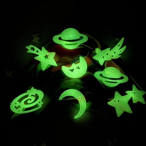 Beurre de modelage polymère à séchage à l'air, lot de 6, pâte à modeler DIY, pâte à jouer, kit de fabrication de slime lumineux et scintillant pour enfants - Product Image 5