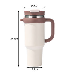 Vaso Térmico de Acero Inoxidable de Doble Pared con Aislamiento al Vacío de 40 oz, con Asa y Tapa, Grado Alimenticio 304, Logotipo Personalizado, Venta al Por Mayor - Product Image 4