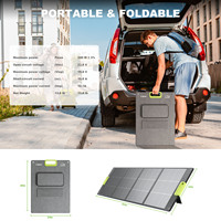 Panneau solaire pliable CTECHi 200W pour le camping en plein air, générateur de charge solaire portable, monocristallin, sortie USB, panneau solaire ETFE