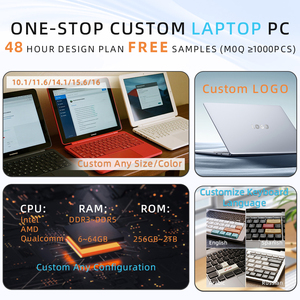 Mới Bán Buôn Tùy Chỉnh Cấu Hình Kinh Doanh Máy Tính Xách Tay 15.6 Inch 12GB/16GB RAM Intel Celeron J4125 Văn Phòng Máy Tính Xách Tay Cho Công Ty Sử Dụng - Product Image 4