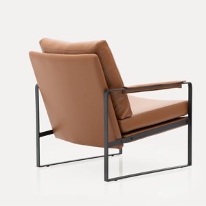 <span class=keywords><strong>Poltrona</strong></span> di Design Italiano JINYU, Lussuosa Sedia in Tessuto Marrone per Soggiorno e Hotel, <span class=keywords><strong>Poltrona</strong></span> di Alta Gamma per il Relax - Product Image 5