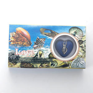 Haomi ชุดสร้อยคอไข่มุกหอยนางรมสีธรรมชาติ - Product Image 6