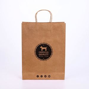 Bolsa de Papel Kraft Biodegradable para Llevar Comida para Restaurante de Comida Rápida, Personalizable con su Propio Logotipo, con Asa - Product Image 4