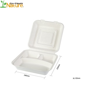 Livraison <span class=keywords><strong>De</strong></span> nourriture Bagasse Conteneur 1000ml pour Motos - Product Image 3