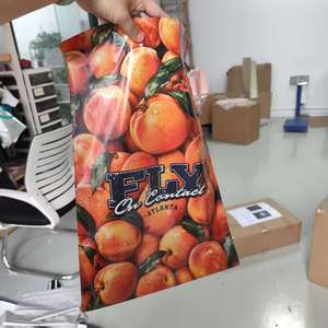 Factory Direct Full Print Peach Poly Mailers Custom Design Self Seal Plastic Mailing Bags Waterproof Clothing Shipping Envelopes - Product Image 2
