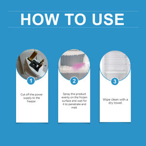 Jakehoe Home Réfrigérateur <span class=keywords><strong>Congélateur</strong></span> Dégivrage <span class=keywords><strong>Spray</strong></span> nettoyant multi-usages - Product Image 5