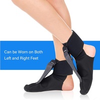 Attelle de nuit en néoprène unisexe avec logo personnalisé attelle de pied réglable pour la fasciite plantaire protection contre la douleur au talon