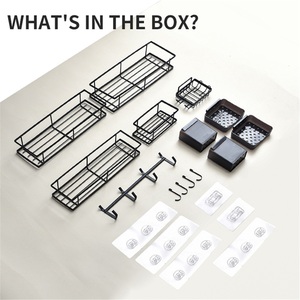 New Product Bathroom Rack Corner Modern Hotel Standing Toilet Punch-free Zinc Alloy <b>Toiletries</b> <b>Storage</b> Shelf - Product Image 3