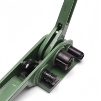 Tendeur manuel de sangles en fibre de polyester XW25, 13-25 mm, avec boucle métallique, outil de serrage portatif pour emballage
