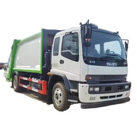 Camion à ordures diesel de marque japonaise 4X2 12-15CBM avec fonction de compression et de transport des déchets