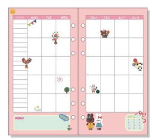 INS Style A7 Planner Refills Inserts Filler Paper Pages for 6-Ring Binder Loose <strong>Leaf</strong> Paper for Girl Memo <strong>Book</strong> - Product Image 2