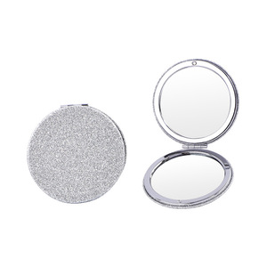 Glitter High-End Makeup Mirror - Snake Print Portable Compact, On-the-Go Vanity Mirror & Wholesale Mini Gift
