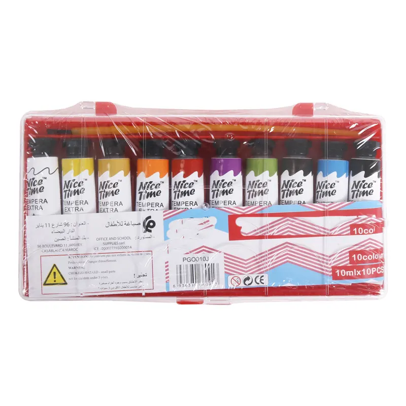 Set di colori acrilici 12Ml In confezione di tubi vernici acriliche professionali Kit di disegno per pittura a vernice fai da te vernice acrilica Pakistan