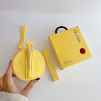 Sac de maquillage brillant à lèvres avec logo Hailey Bestseller portefeuille en Silicone Portable étui de téléphone pièce et rouge à lèvres couverture de Style créatif