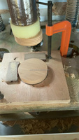 Cendrier pliant en bois de noyer de haute qualité avec logo personnalisé pour magasin et salon artisanat en bois et panneaux muraux