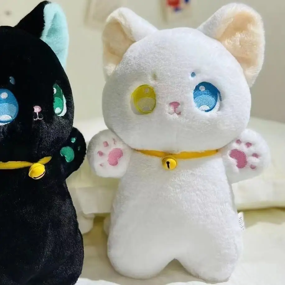 SongshanToys peluches pequeño kawaii esponjoso lindo animal de peluche gato suave anime peluches gato juguetes de peluche