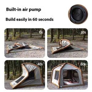 <span class=keywords><strong>Tente</strong></span> gonflable à ouverture rapide automatique pour le camping en plein air, <span class=keywords><strong>tente</strong></span> pliable imperméable avec auvent - Product Image 3