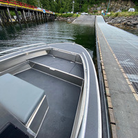 KinOcean 26ft 7.9m certificat CE Barge en aluminium bateau de pêche à vendre