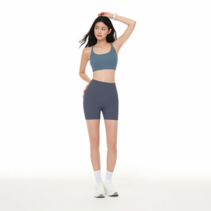 FH ODM/OEM Soutien-gorge de sport pour <span class=keywords><strong>femme</strong></span>, nouvelle collection explosive, effet seconde peau, sans armatures, dos ajouré, pour fitness et yoga - Product Image 4