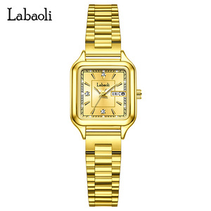 Reloj de Cuarzo con Correa de Acero, Resistente al Agua, para Mujer, con Estilo y Elegancia - Product Image 1
