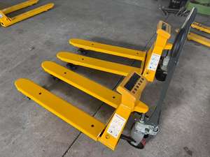 Apilador de pesaje industrial resistente, Gato de paleta <span class=keywords><strong>manual</strong></span> con báscula digital, carretilla elevadora <span class=keywords><strong>manual</strong></span> - Product Image 5