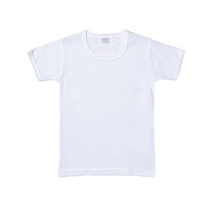 100% Cotton Short Sleeves <b>Cute</b> Jersey Undershirt for 6-16 Year Olds Boy Comfortable <b>Underwear</b> Italian Wholesale Brand for Export - Product Image 1