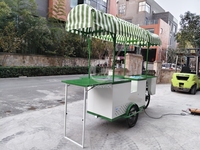 Chariot de restauration pour événements, vélo-café mobile pour mariage, fête et exposition